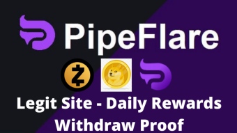 Daily Rewards with PipeFlare Tested and confirmed with Proof of Withraw.