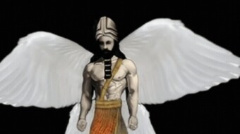 (JaiChai) "Enki: Anunnaki God" - Original Digital Art