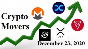 Top 5 Cryptocurrency Movers for December 23, 2020