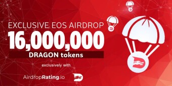 Receive free 1500 DRAGON EOS tokens (~$3) with Dragon Option Airdrop