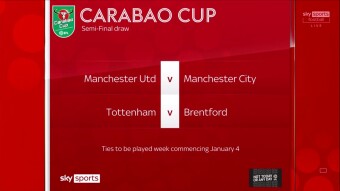 Semi Final Draw.