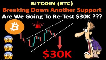 BITCOIN (BTC) Breaking Down Another Support | Are We Going To Re-Test $30K ???