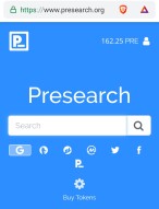 Presearch get paid to search!