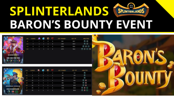 Splinterlands 👑| Tips for the Promo Event - Baron’s Bounty! [EN/PT]