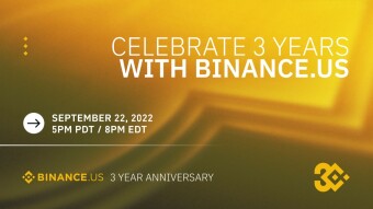 Celebrate 3 Years of Binance.US and Claim 2 free NFTs