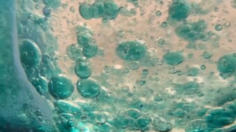 Science is cool! Veg. Oil, Water, Food Coloring, Alka Seltzer = Amazing