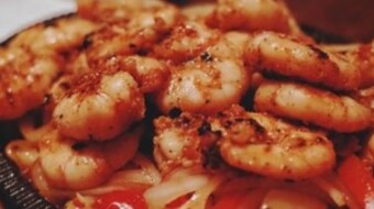 My recipe of Shrimps with lemon sauce! - Cryptocooking time.