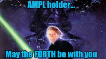 It's raining money in Ampleforth Village - May the $FORTH be with you!