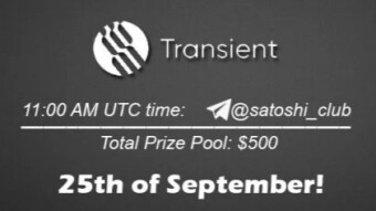 AMA Satoshi Club x Transient, September 25th