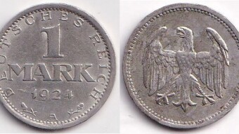 Germany 1 mark, 1924