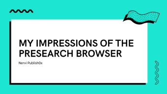 My impressions of the Presearch browser #SearchWithPresearch