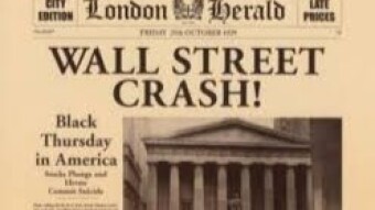 The 1929 Wall St. Crash