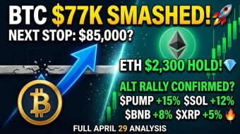 Bitcoin Bulls Reclaim $77,000: Is This the Start of a Massive Altcoin Rally? 📈