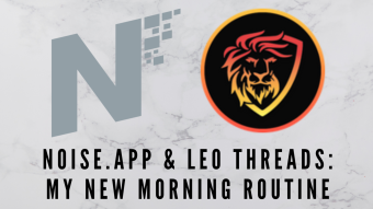 Noise.app & Leo Threads: My New Morning Routine