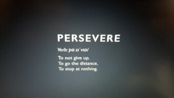 Perseverance In The Face of Adversity.