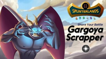 Splinterlands Battle Challenge - The Gargoya Scrapper sings like a rapper!