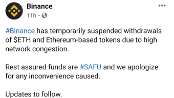 Is Binance Trying to Throttle Ethereum Network?