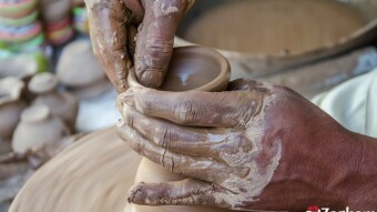 Creating Art from Mud - Art and Artist