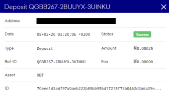 2nd payment received from GraBTC + 0.00025557 BTC | total paid 0.00046557 BTC