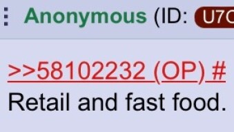Job Where I Can Get a GF? | 4chan greentext
