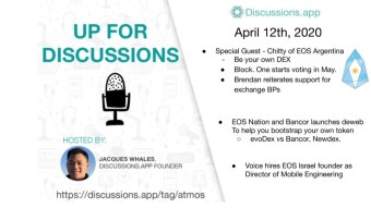 Block.One to start voting, Bancor and EOS Nation launches deWeb, and Voice taps EOS talent pool - special guest Chitty of EOS Argentina