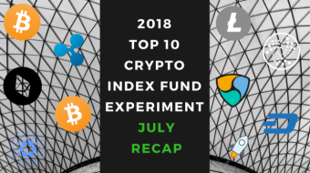 EXPERIMENT - Tracking Top 10 Cryptos of 2018 - Month Thirty-One - Down -74%