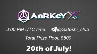 Join the AMA of Satoshi Club x AnRKey. Rewards: 500 USDT, July 20th.