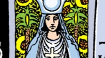 Moon enters Sagittarius with 4 days to the Dark Moon in Aquarius. Ask for an exploration of your inner universe.The High Priestess - 05/02/24