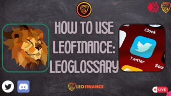 How to use leofinance: leoglossary