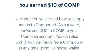 Earn Interest on Coinbase by Supplying Crypto to Compound
