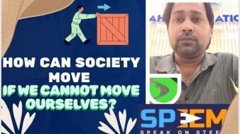 How can society move if we cannot move ourselves?
