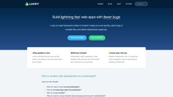 Working in production with a beta language and framework, Crystal and the Lucky framework