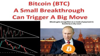 Bitcoin (BTC) A Small Breakthrough Can Trigger A Big Move | Bitcoin Recognized In Russia By A City Court