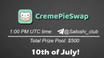 AMA Satoshi Club x CremePieSwap, July 10th