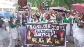 People want justice for the on-duty lady doctor's rape and murder inside her workplace