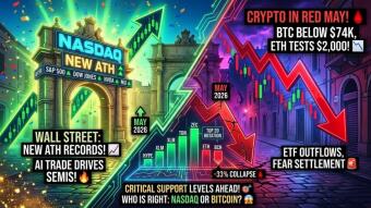 May Crypto Crash vs. Wall Street Records: Decisive Days for the Geopolitical Accord