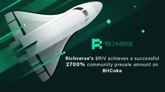 Richverse’s $RIV achieves a successful 2700% community presale amount on BitCoke