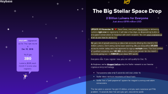 Keybase - a cool alternative of Slack, Whatsapp, Telegram, that pays you XLM every month