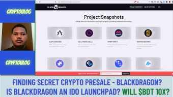 Finding Secret Crypto Presale - BlackDragon? Is BlackDragon An IDO Launchpad? Will $BDT 10X?