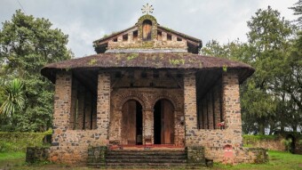 The Debre Birhan Selassie Church, Ethiopia