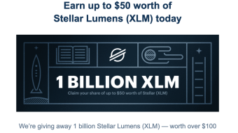 Earn free Stellar with Coinbase Earn