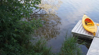Photography: Yellow Kayak on the Rideau