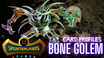 Splinterlands Rare Card Profile - Bone Golem