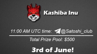Join the AMA of Satoshi Club x Kashiba Inu. Rewards: 500 USDT, June 3rd.