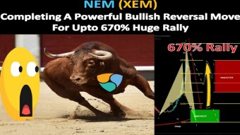NEM (XEM) Completing A Powerful Bullish Reversal Move For Upto 670% Huge Rally