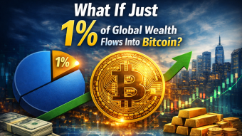 What Happens If Just 1% of Global Wealth Flows Into Bitcoin?