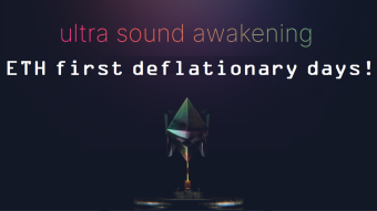 Why Ethereum IS ultrasound money. First day deflationary EVER!