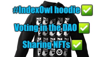 Index Coop awareness -  #IndexOwl hoodie, NFTs and DAO