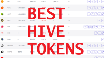 Tokens to invest in Hive