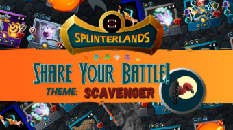 SHARE YOUR BATTLE Weekly Challenge! SCAVENGER